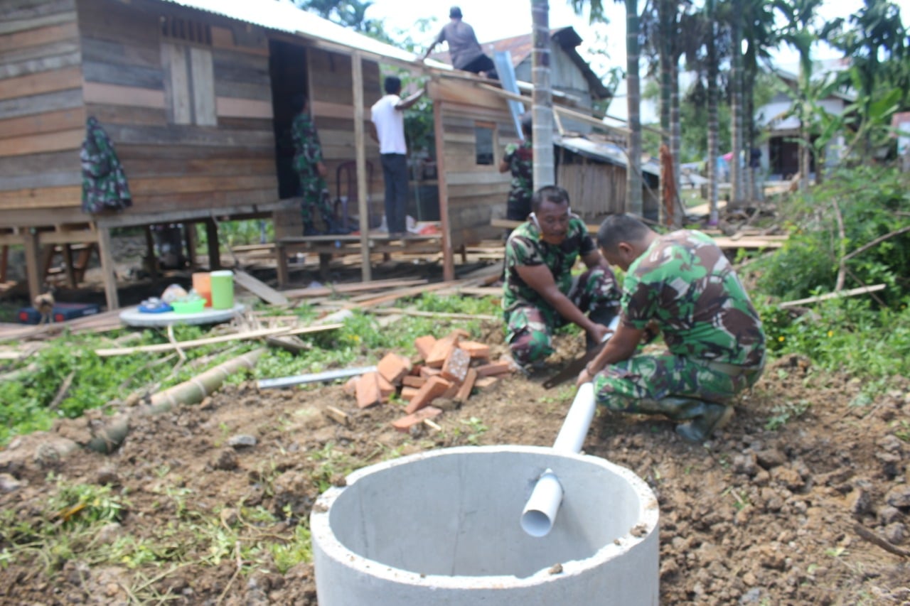 Rumah Layak Huni dan Jamban untuk Nek Ramlah dari Dandim Aceh Jaya