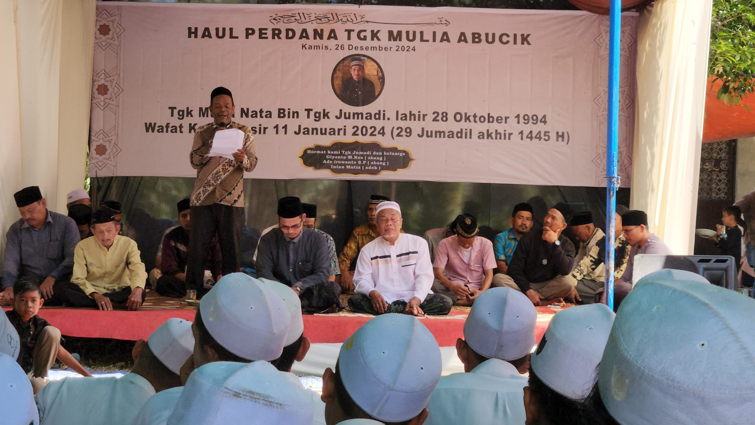 Masyarakat Lawa Batu Gelar Haul Perdana Abucik Tgk Mulia Nata