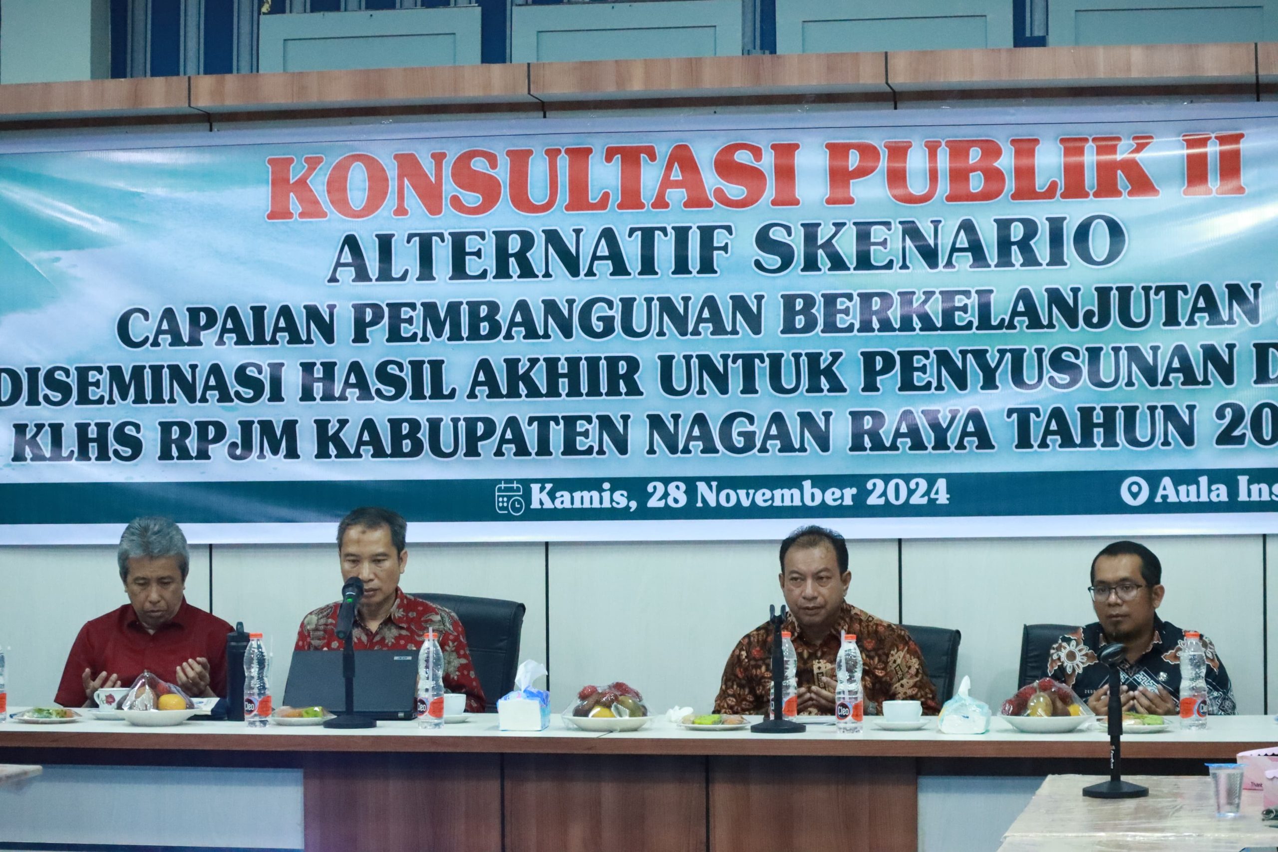 Pemkab Nagan Raya Gelar Konsultasi Publik KLHS RPJM 2025-2029