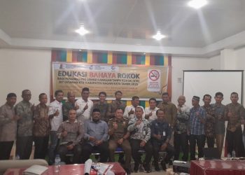Dinkes Nagan Raya gelar Edukasi Bahaya Rokok Terhadap Penanggungjawab KTR