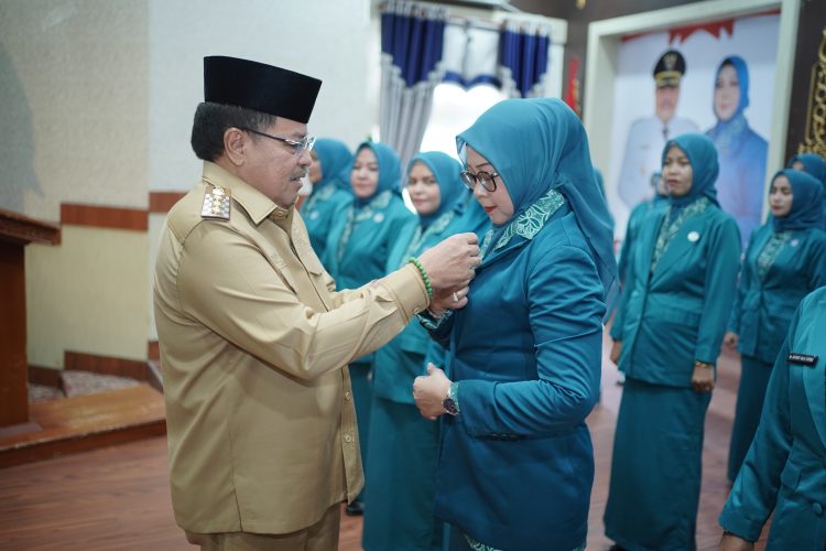 TRK Lantik Pengurus TP-PKK Nagan Raya Masa Bakti 2025–2030