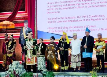 Teuku Raja Keumangan Hadiri Penobatan Raja Kebudayaan Banjar Kalimantan