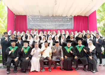 Wabup Raja Sayang hadiri Perpisahan Siswa SMKS Dharma Shalihat