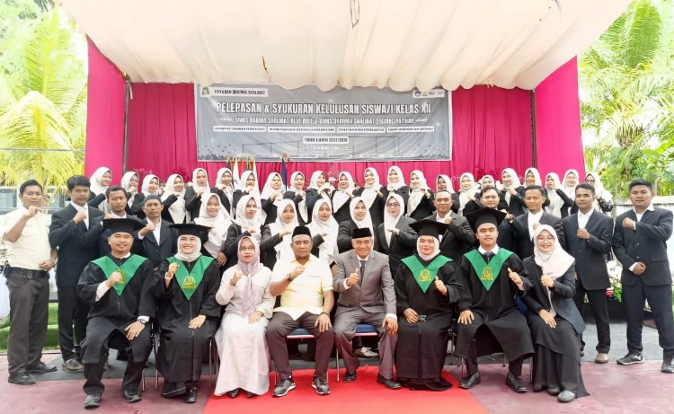 Wabup Raja Sayang hadiri Perpisahan Siswa SMKS Dharma Shalihat