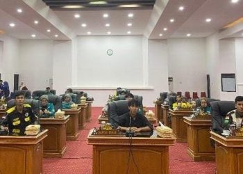 Sejumlah DPM Perguruan Tinggi di Aceh gelar Simulasi Sidang di DPRK Nagan Raya