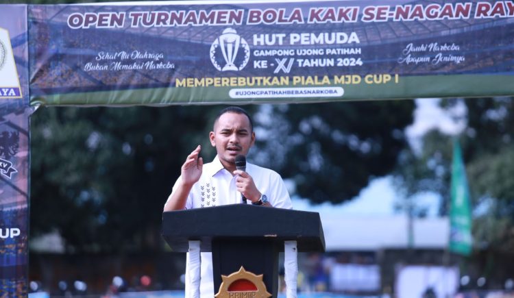 Ketua DPRK Buka Turnamen HUT Pemuda Ujong Fatihah,Perebutkan Piala MJD CUP 1