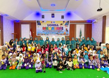 Ketua TP-PKK Nagan Raya Buka Lomba Mewarnai bagi Anak PAUD dan Disabilitas