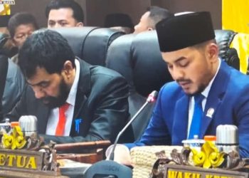 Mohd Rizki Ramadhan Pimpin Sidang Paripurna Pelantikan Bupati – Wakil Bupati Nagan Raya