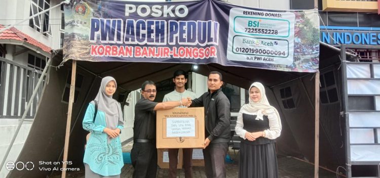 PWI Aceh Distribusikan Bantuan untuk Wartawan Nagan dan Singkil