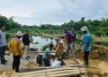 Penanganan Sementara Rampung, Jembatan Alue Siron Kembali Bisa Dilalui