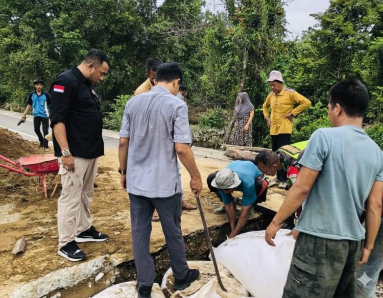 Penanganan Sementara Rampung, Jembatan Alue Siron Kembali Bisa Dilalui