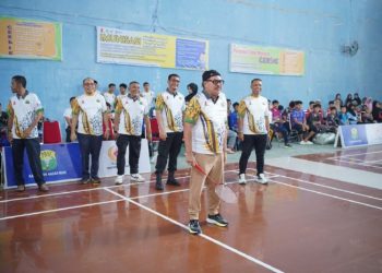 Semarak Piala Bupati Nagan Raya, 134 Atlet Muda Unjuk Bakat di Lapangan Bulu Tangkis