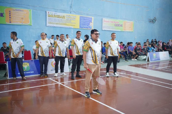 Semarak Piala Bupati Nagan Raya, 134 Atlet Muda Unjuk Bakat di Lapangan Bulu Tangkis