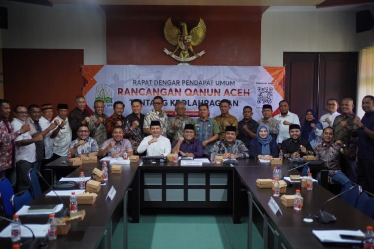 Wabup Nagan Raya Hadiri RDPU Rancangan Qanun Keolahragaan di Meulaboh