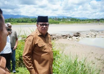 Respon Keluhan Petani, Bupati TRK Instruksikan Rehabilitasi Irigasi Lung Tiga