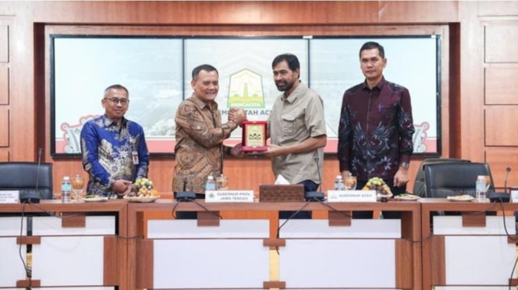 Mualem Teken Kerja Sama dengan Pemerintah Jawa Tengah Senilai 1.06 T