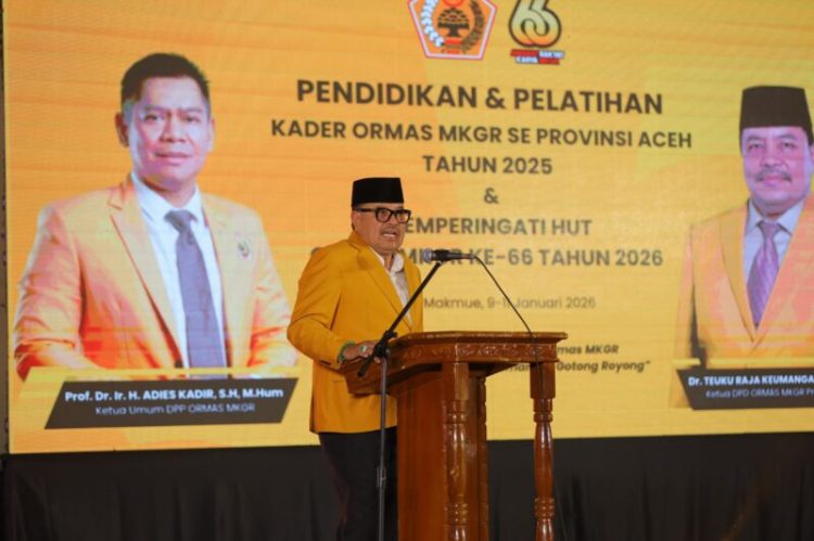 Bupati TRK Buka Diklat Kader MKGR Aceh 2025 yang Digelar di Nagan Raya