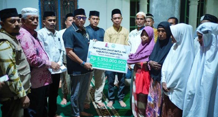 Pemkab Nagan Raya Salurkan Zakat Rp5,55 Miliar untuk Fakir dan Miskin