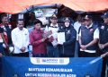 Wabup Raja Sayang Dampingi Walikota Banda Aceh Salurkan Bantuan Banjir di Beutong Ateuh