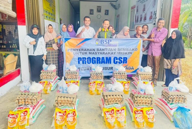 BSP Salurkan Sembako dari Program CSR